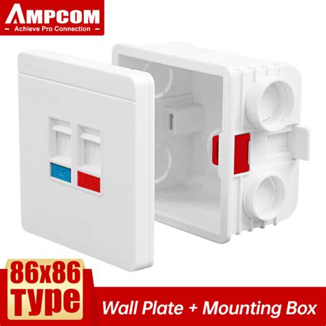 junction box for network cable|wall mount junction box.